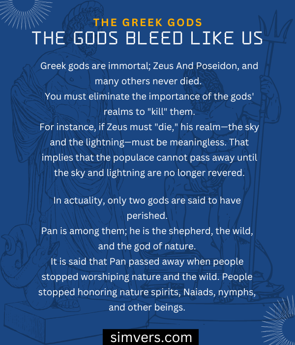 The Greek Gods Bleed