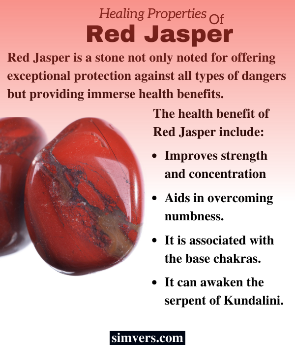 red jasper properties healing