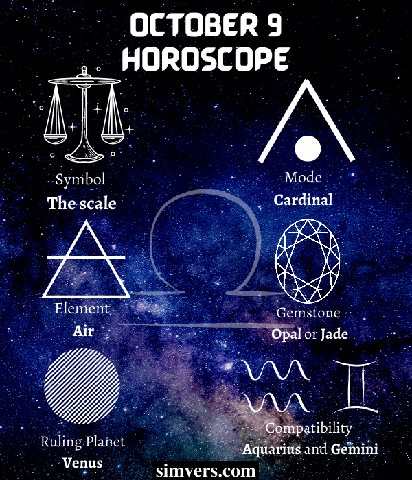 October 9 Horoscope