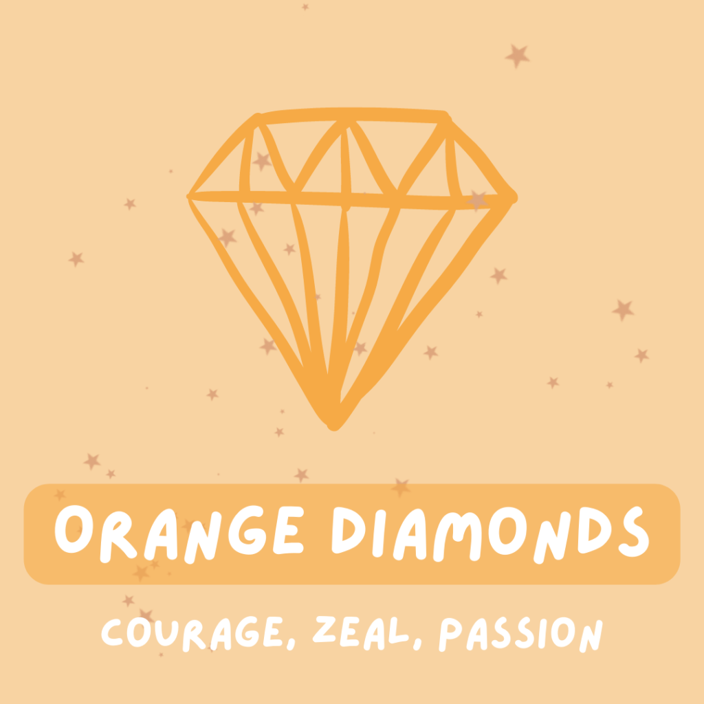 Orange diamonds meaning