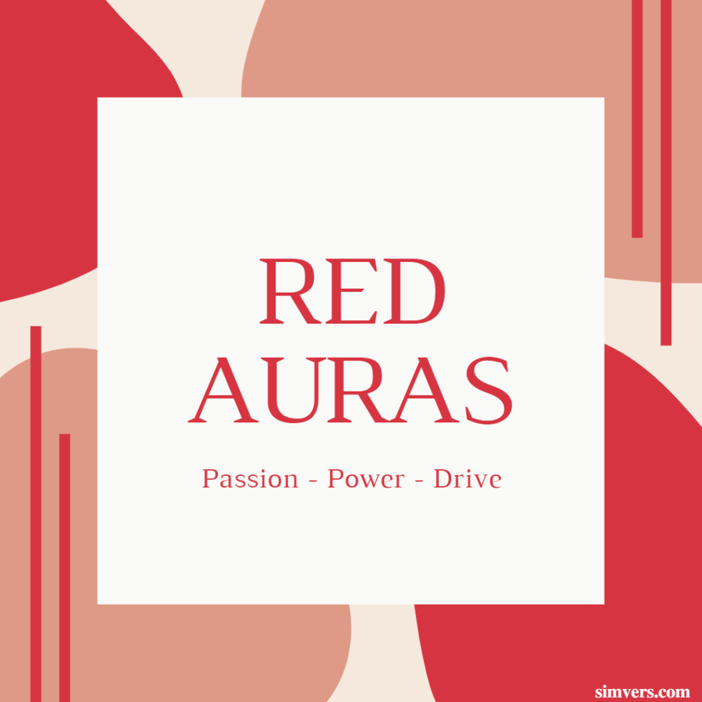 Red aura meanings typically revolve around passion, power, and drive.