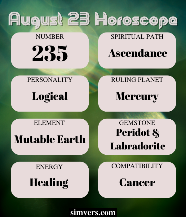 August 23 horoscope