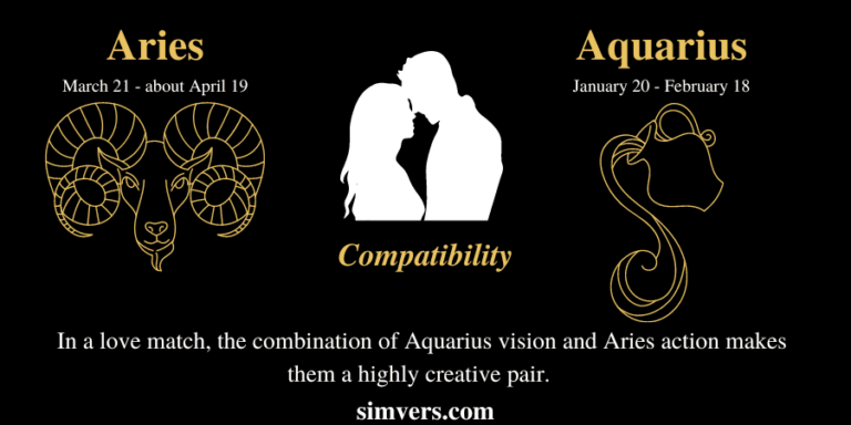 Aries And Aquarius Compatibility A Comprehensive Guide 2022   Aquarius Aries Compatiibility 768x384 