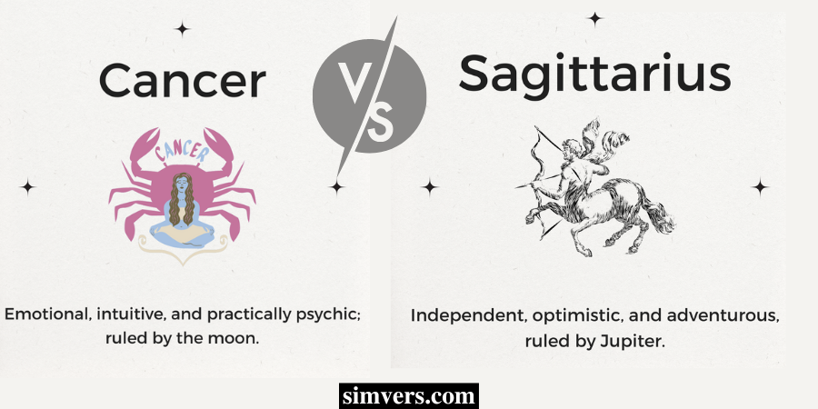 Cancer vs Sagittarius