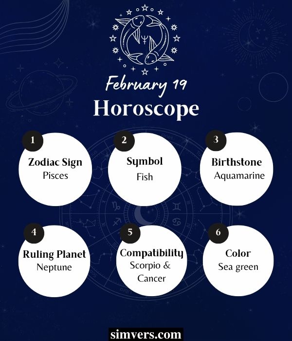 February 19 Zodiac Horoscope