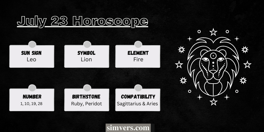July 23 Zodiac Horoscope