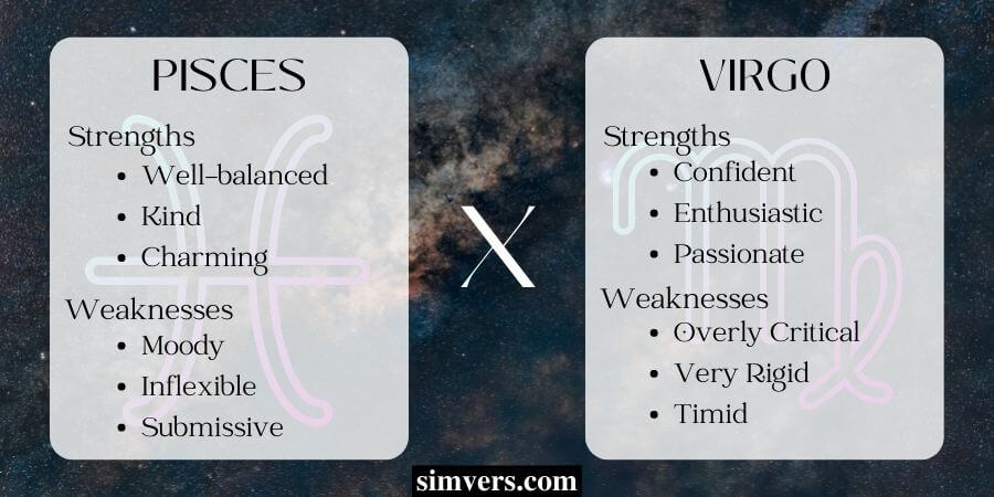 Pisces X Virgo Strengths & Weaknesses