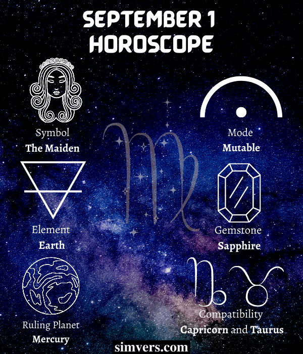 September 1 Horoscope