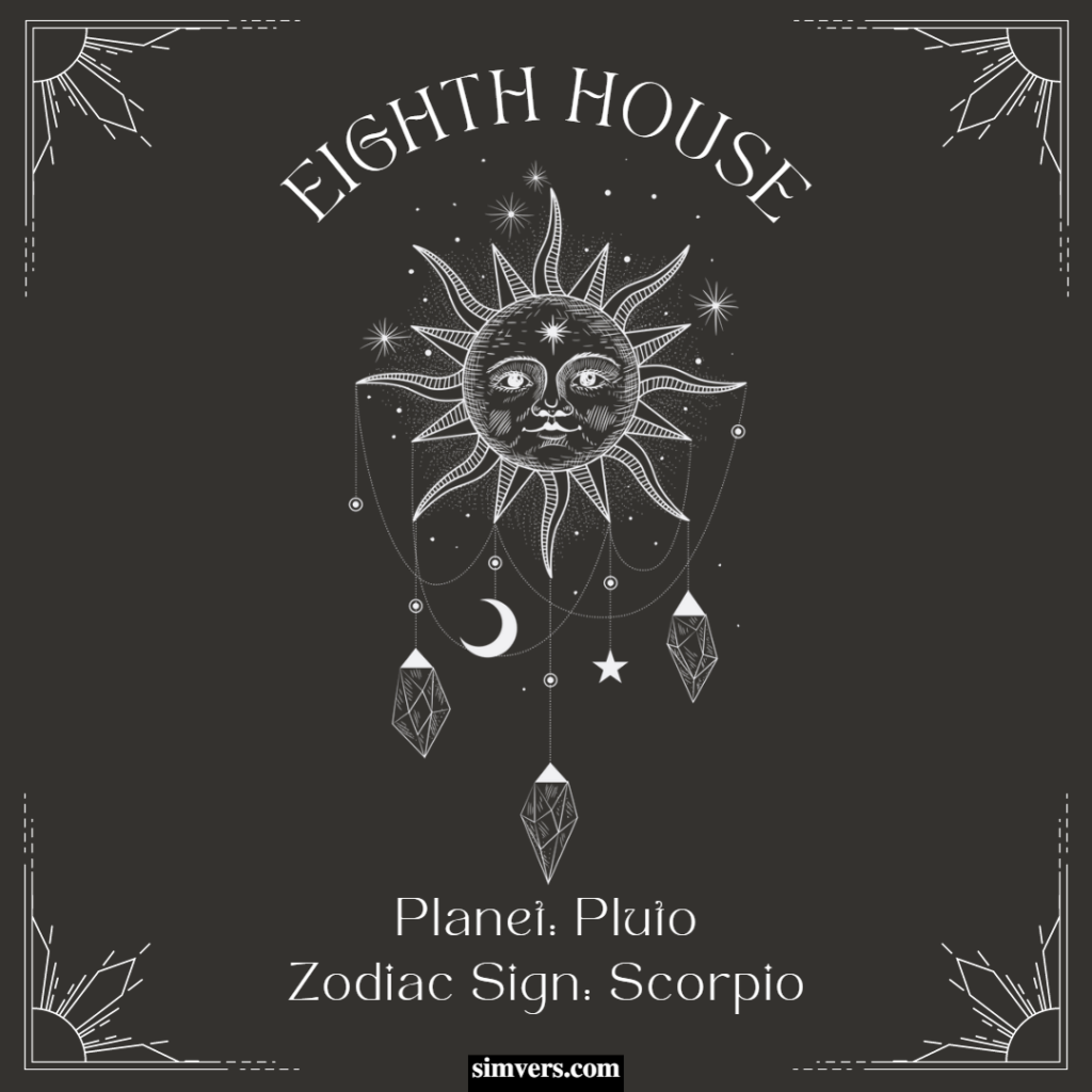 Pluto and Scorpio rule the eighth house.