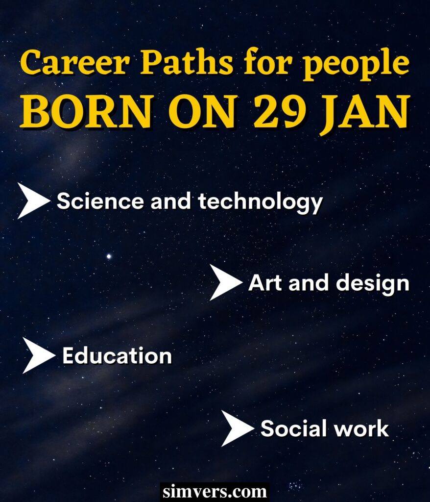 career path for people born on January 29