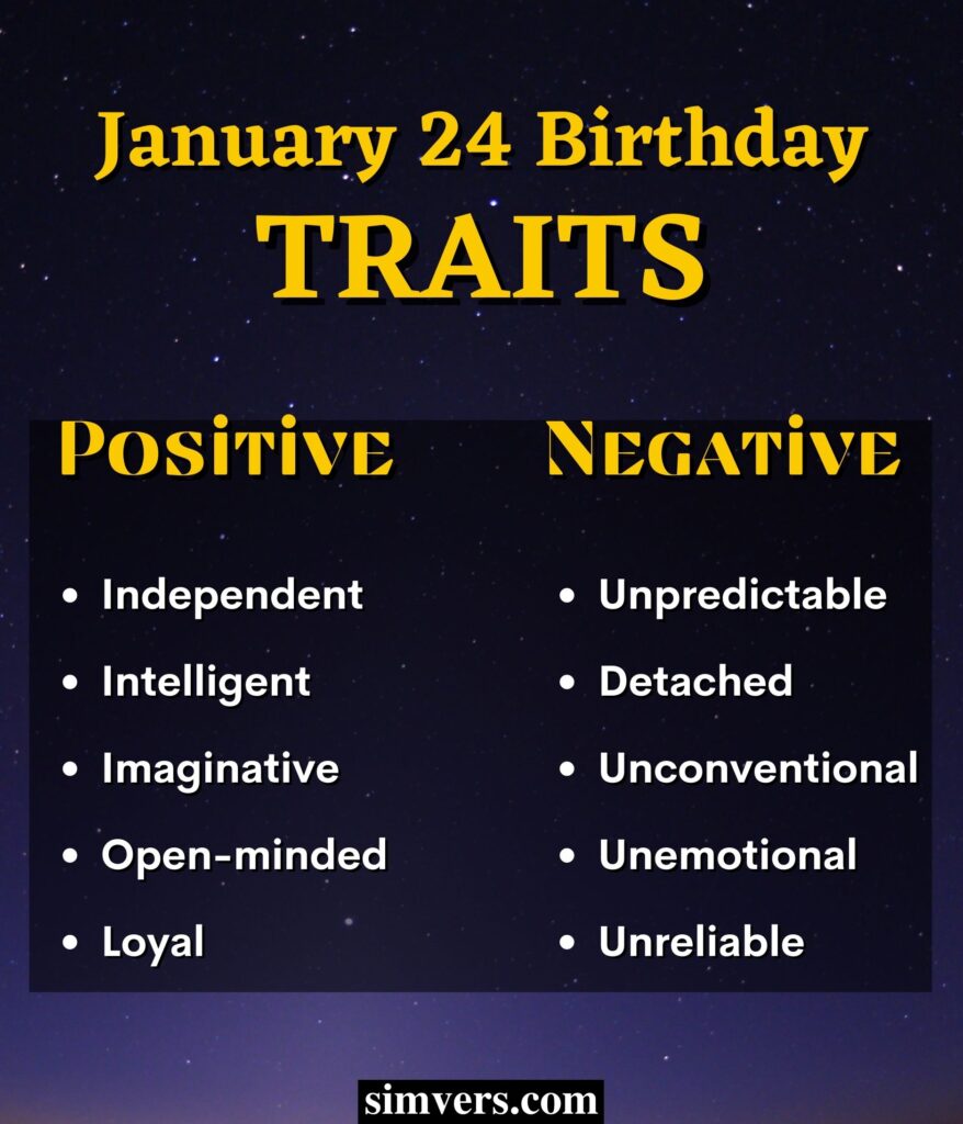 January 24 personality