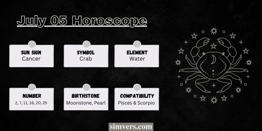 July 5 Zodiac Horoscope