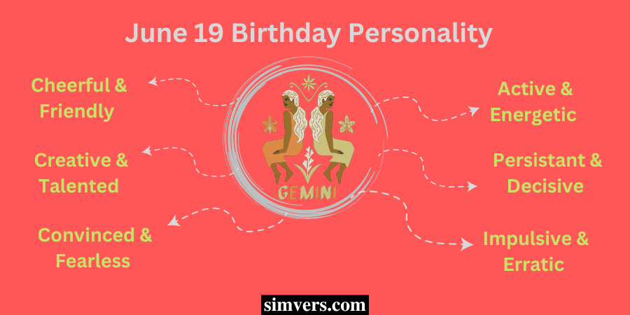 June 19 Birthday Personality