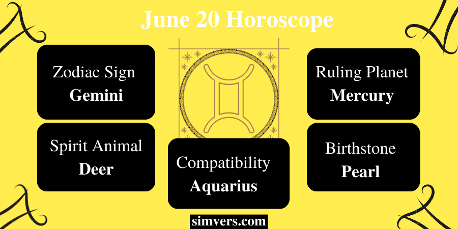 June 20 Horoscope 