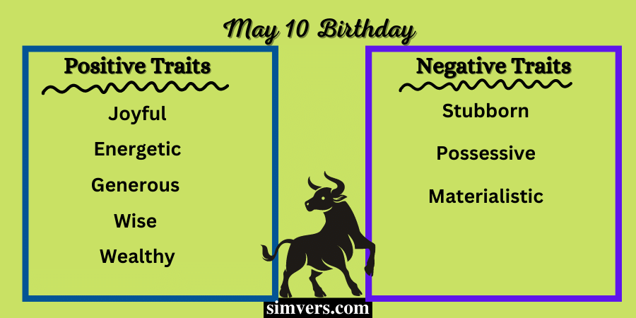 may 10 birthday traits