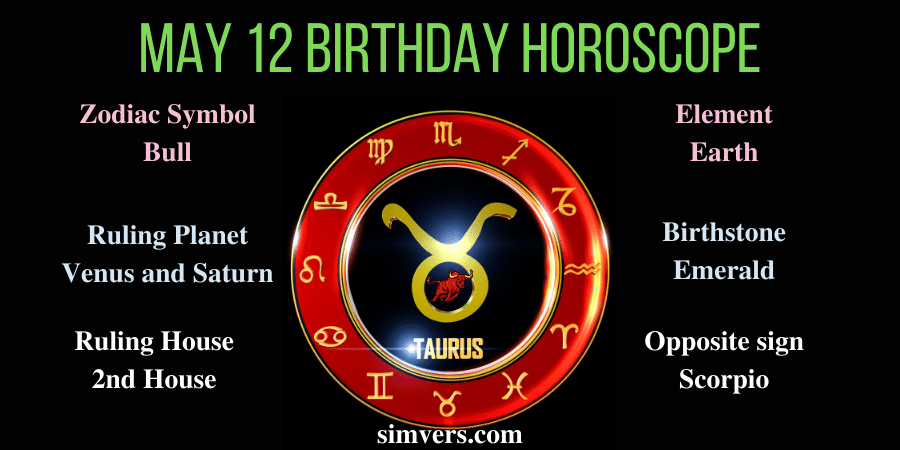 may 12 birthday horoscope