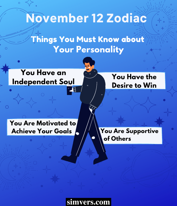 November 12 Zodiac Personality Traits