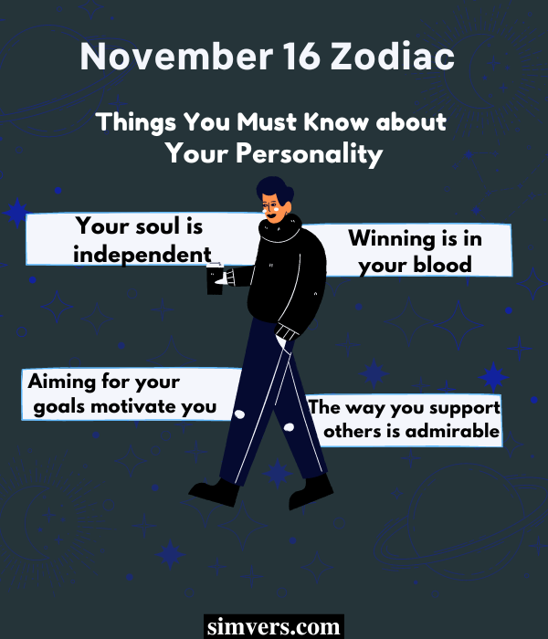 November 16 Zodiac Personality