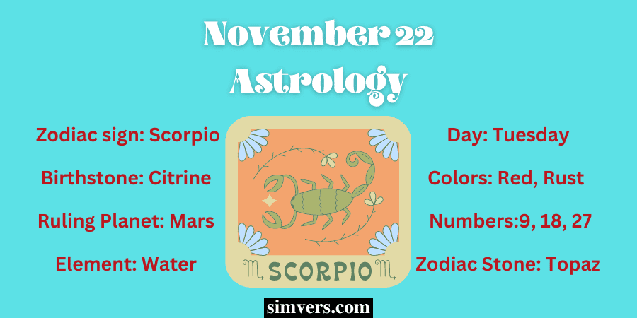 November 22 Astrology