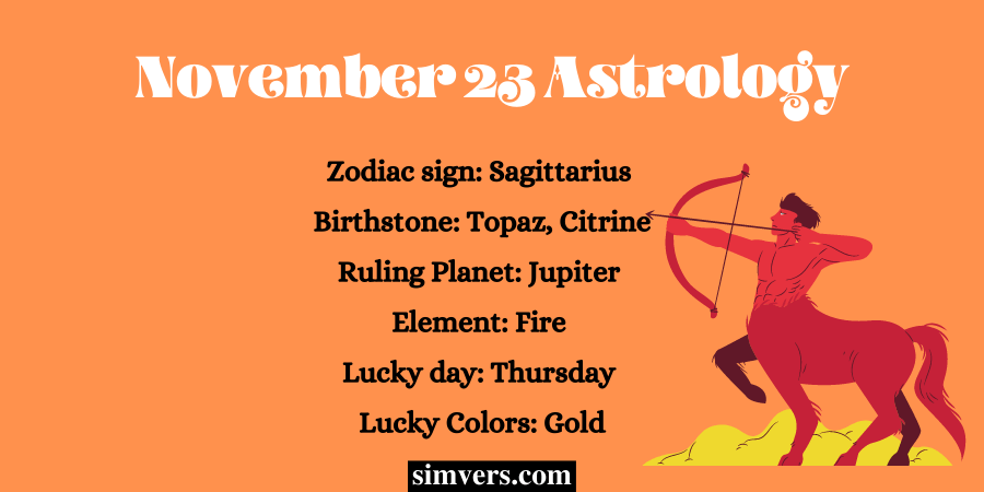 November 23 Astrology