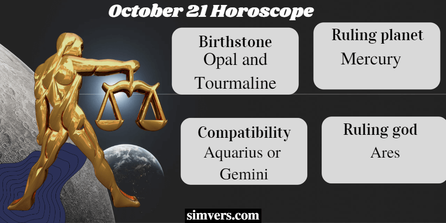October 21 birthday horoscope