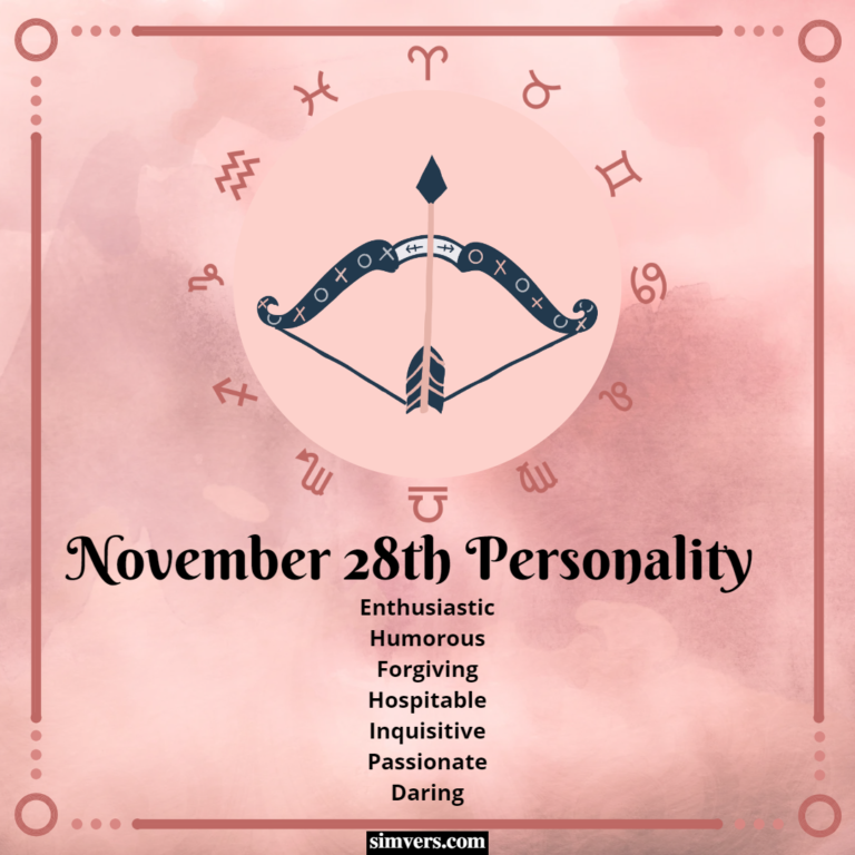 what zodiac sign are you if your birthday is november 28th